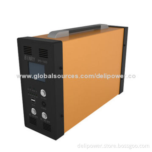 UPS with AC Pure-Sine Wave Output is 220 or 100V, PV Input Function, Can Connect Solar Panel